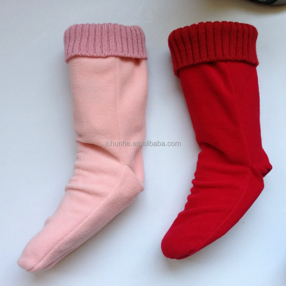 
high quality winter kids warm & soft fleece boot liners 