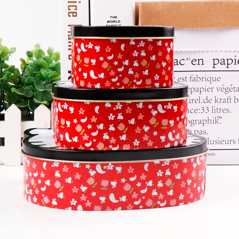  Коробка для конфет TOPSTHINK с рисунком Hello kitty в форме кота русский Набор малышей коробка оловянной милой подарочной коробке девочки
