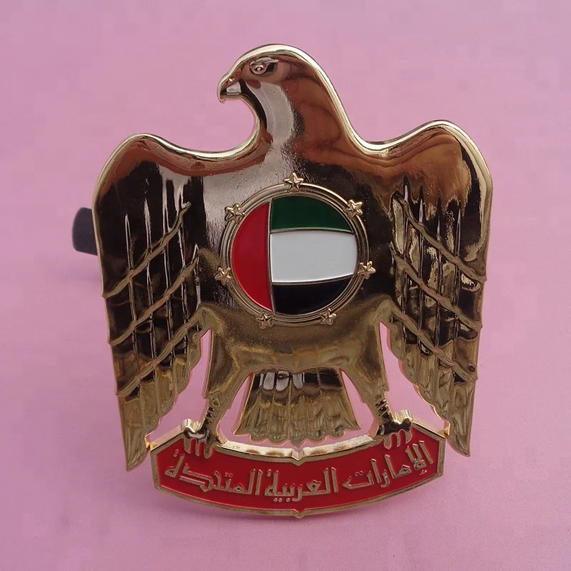 
 3D логотип falcon, логотип ОАЭ, логотип, рекламные подарки, мягкая эмалированная Металлическая Эмблема автомобиля  