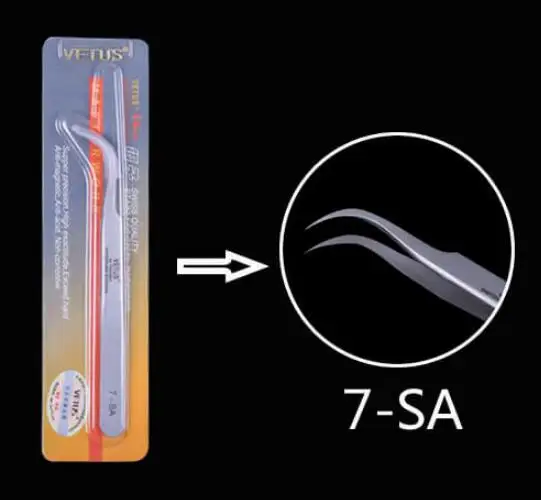 
Professional Stainless Steel Eyelash Extension Tweezers Lashes Tweezers Accept OEM 