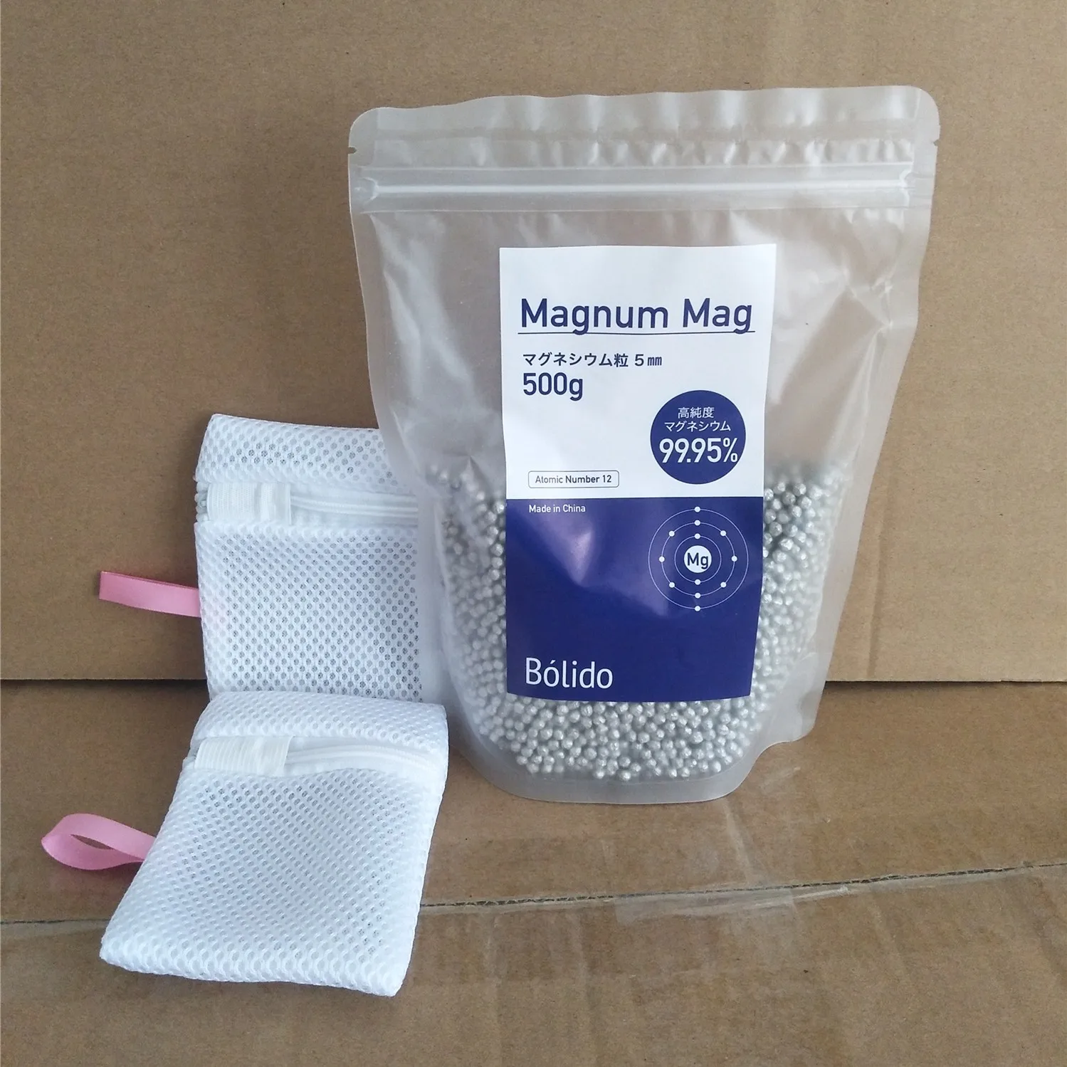 Hot-selling in Japan 99.95% Mg magnesum ORP magnesium for laundry granular ball MAG TUBU