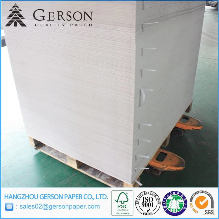 250 грамм Бумаги цена за лист С Покрытием Duplex Carton Board Gray Back