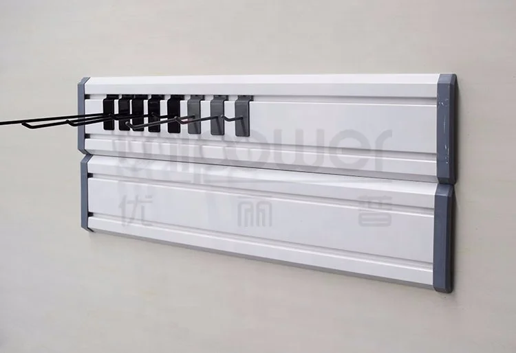 Heavy duty pvc slatwall for hanging display and garage storage track slatwall panels