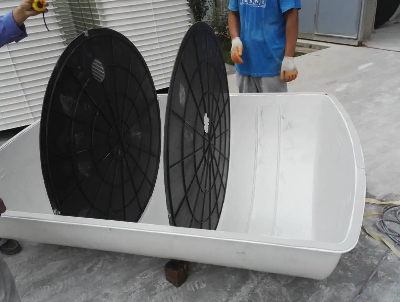 2.5 m3  FRP fiberglass Septic tank domestic waste water treatment small sewage treatment plant