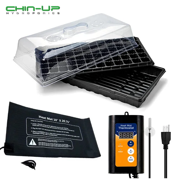 Chin-Up Cheap plastic hydroponics propagation kits,dome, tray for plants propagation