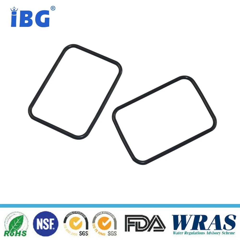 Machine use FKM material rubber rectangular o ring