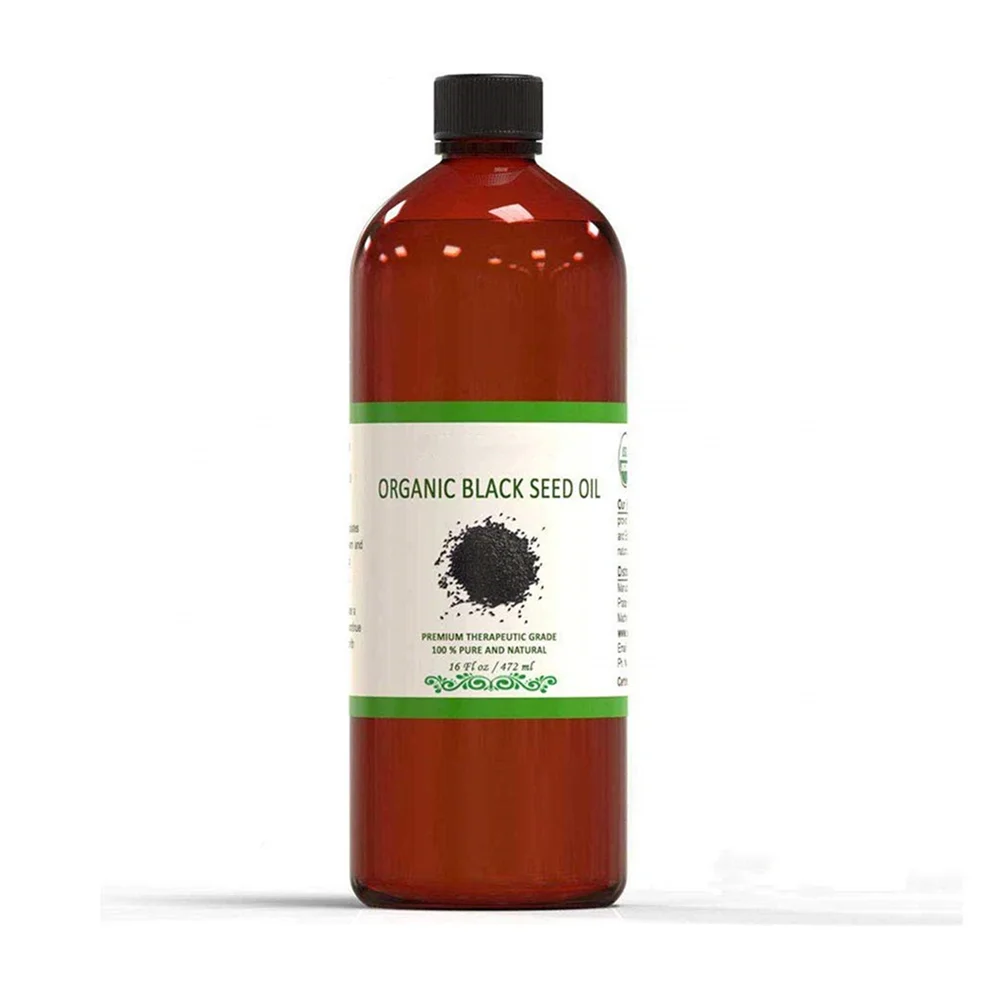 100% pure nigella sativa organic black seed oil