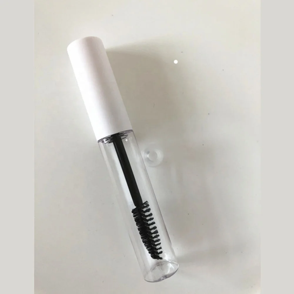 wholesale high quality 10ml white color Cosmetic empty plastic packaging mascara tube