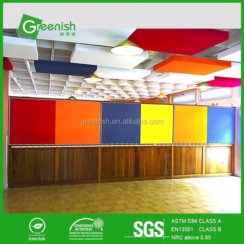 polyester fiber acoustic panel in sheet for music studio