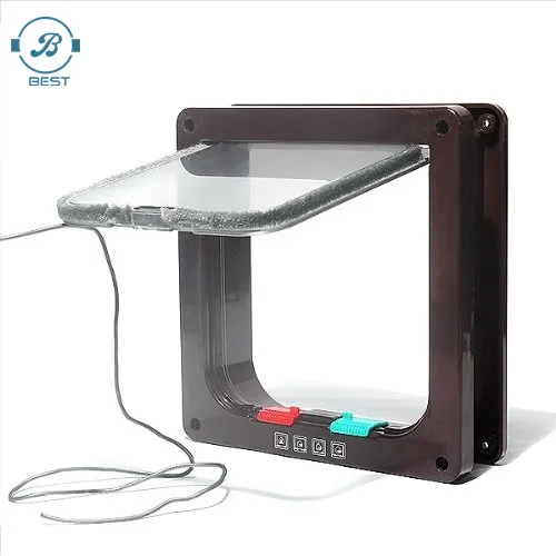 ABS pet flap interior cat walk door for screen curtain round large dog