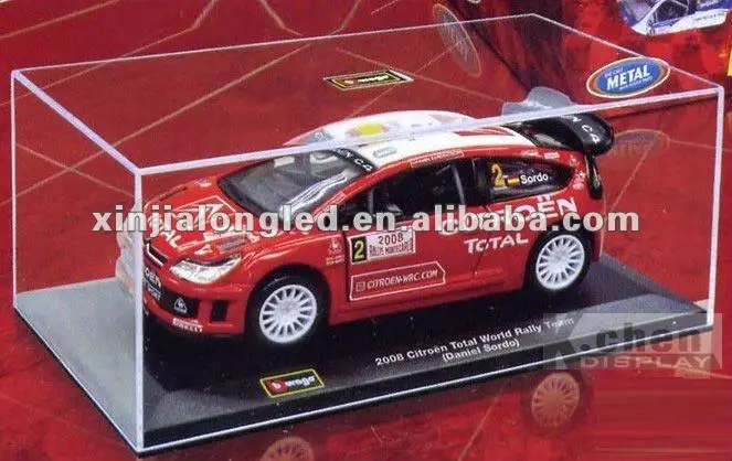 5 Shelf 1/24 Scale Top Fuel Acrylic Display Case Acrylic Model Car Display Case