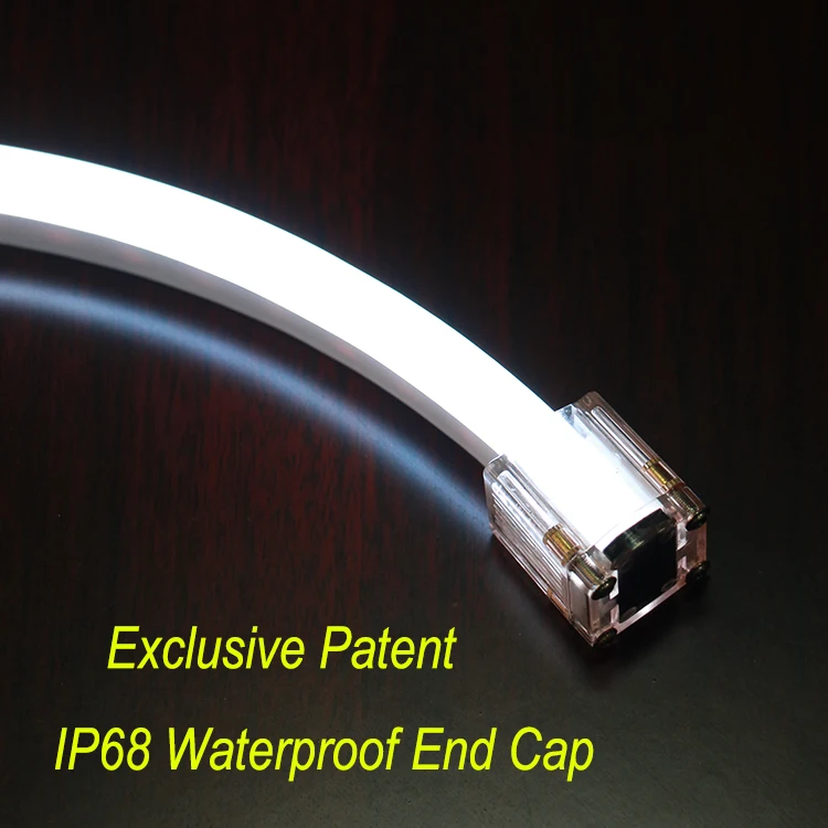 SMD5050 addressable dmx rgb led neon flex light 50m roll up 15x26mm Pixel outdoor led neon lights