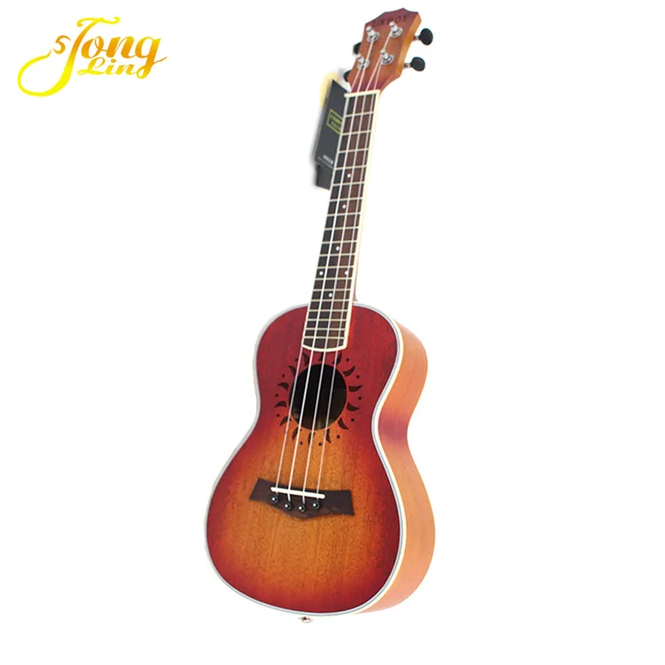 Китайские производители укулеле, 23 дюйма, оптовая продажа, укулеле из красного дерева для студентов