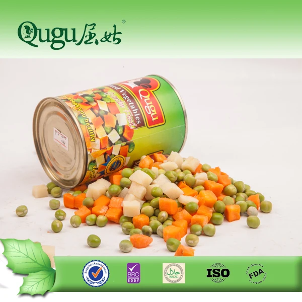  Консервированные смешанные овощи и сладкая кукуруза с питанием