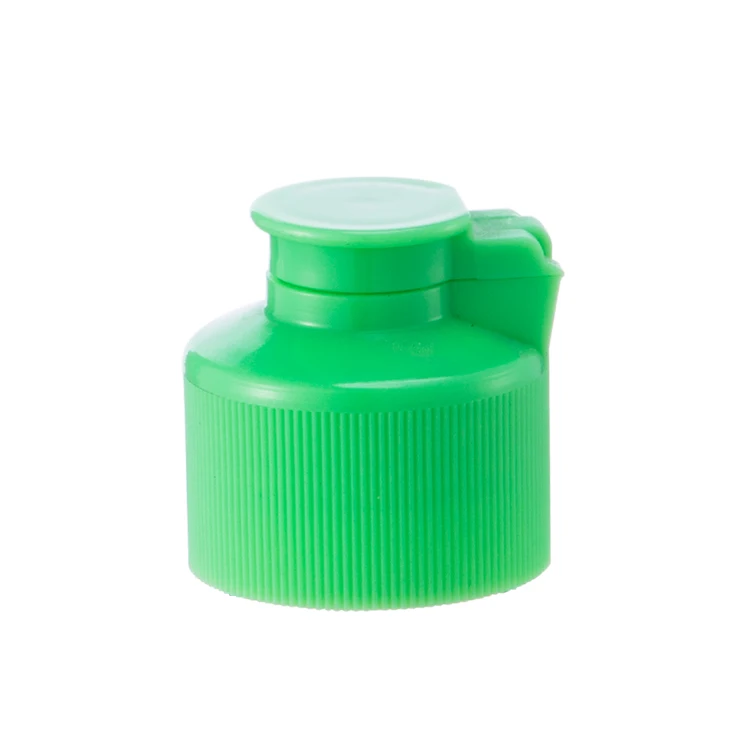 New plastic flip top cap 28/410 colorful cosmetic bottle PP cap