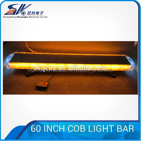220 Вт 47 « янтарный белый COB полный размер полиция чрезвычайных из светодиодов свет бар предупреждение lightbar
