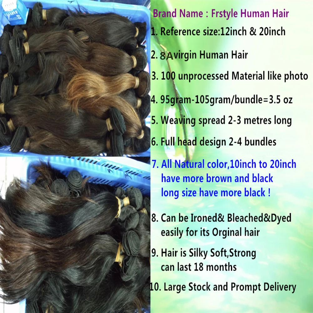 Lesfly Mocha virgo hair company meche bresilienne cheveux humain extensiones de cabello weaving natural hair 10pcs free shipping