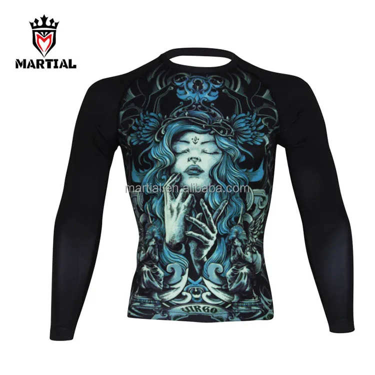 Special Digital Pattern Tight Rashguard MMA