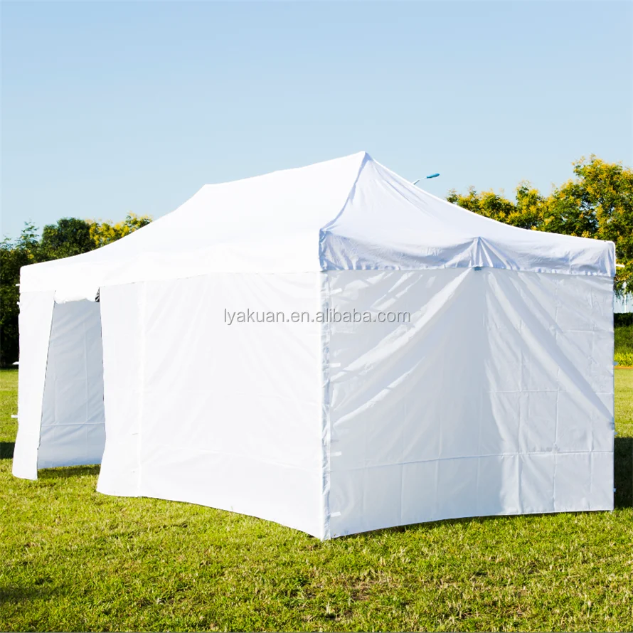 3x6 outdoor pop up folding gazebo tent roof top party event tent with side fabric