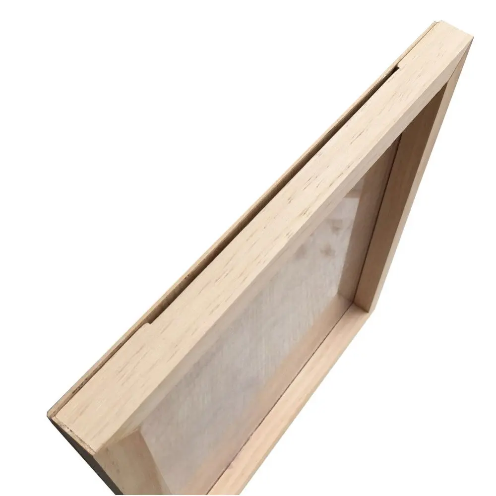 Customized Wood Wedding Memory Guest Book Heart with 120Pcs Hearts Decor