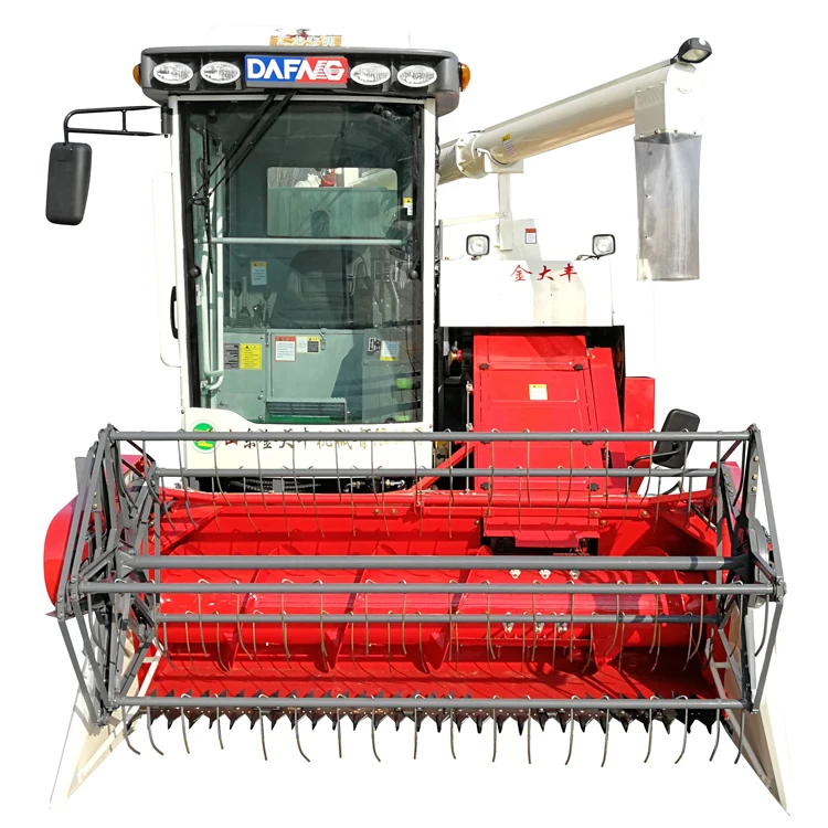 Small combine harvester 4LZ-5 / 4LZ-5A combine rice harvester for sell in Philippines Pakistan
