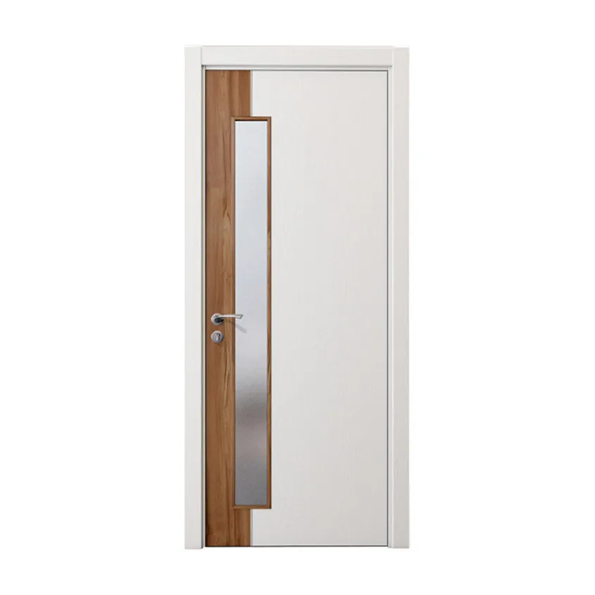 High Quality Manufacturers Custom Wooden Doors With Frame Melamine Door Skin Sheet Foreign White Hotel Security Doors