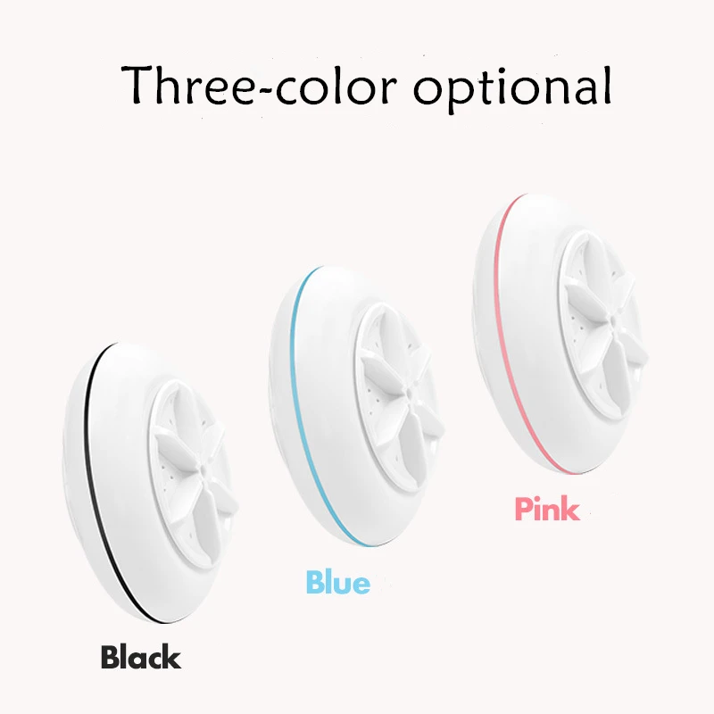 High Quality Portable mini student lazy laundry ultrasonic washer cleaning washing machine for traveling