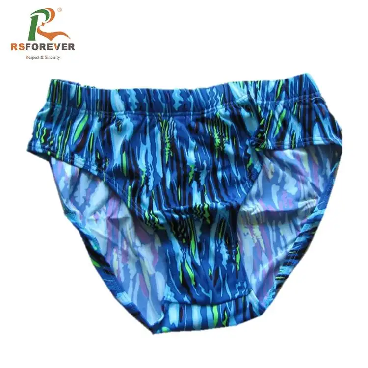 
Custom Made Drawstring Waist Polyester Spandex Swimsuits Surf Trunk for Men 