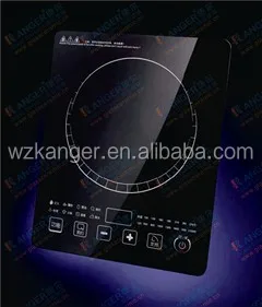 
KANGER polished black ceramic glass for one burner induction cooker 