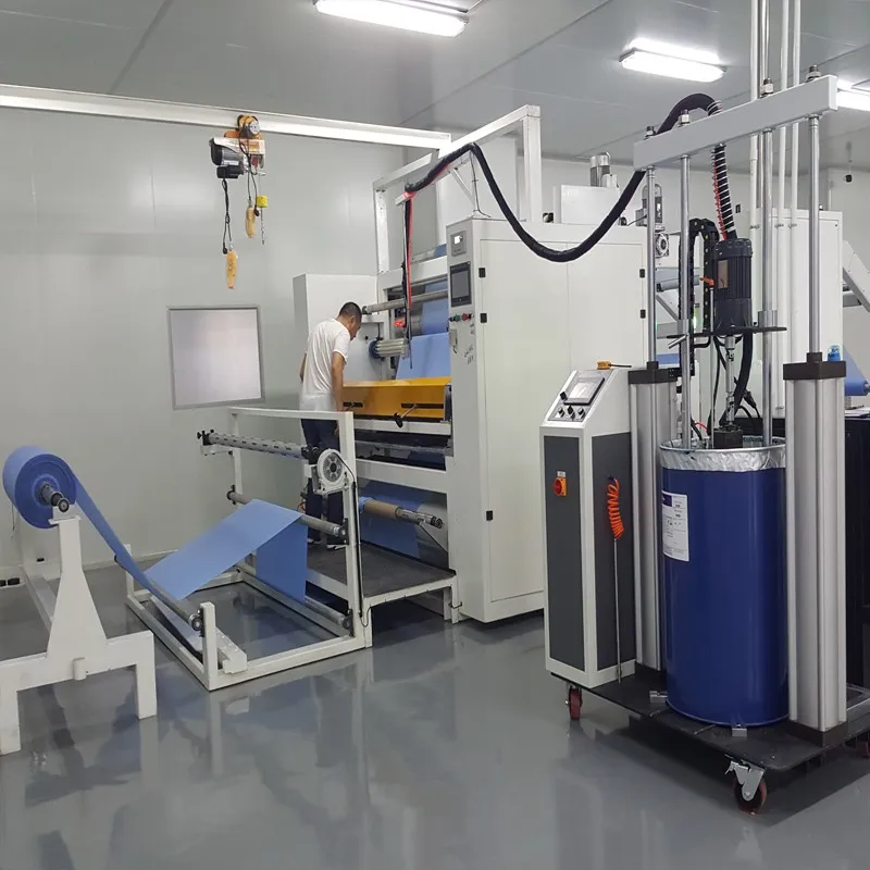 Fabric Leather Film pur hot melt lamination machine