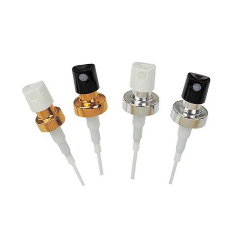 Non Spill Plastic Perfume Pump Spray Fine Mist Caps, Aluminium Pump Sprayer