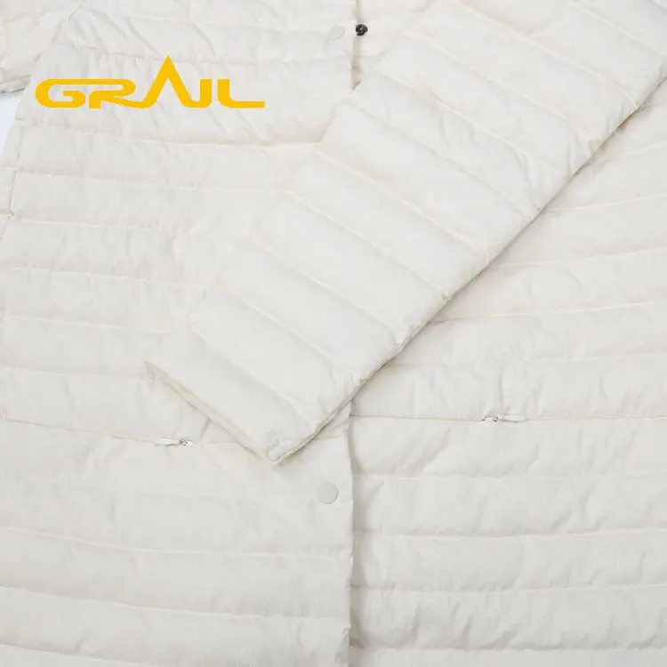 Professional modern design winter japan long light women duck down coat jacket