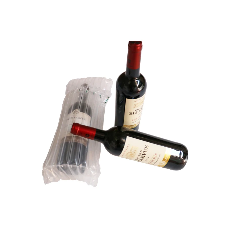 Manufacturer Supply Wine Fruit Food Coffee Inflatable Air Column Rolls Bag Bubble Cushion