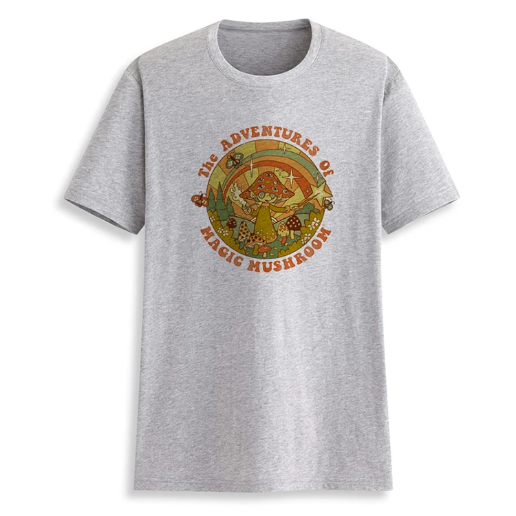 
Eaglestar 2019 Newest design magic mushroom graphic t shirts for women 