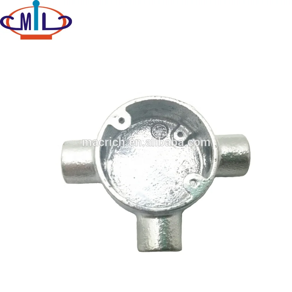 
 Стандартная Круглая Металлическая распределительная коробка BS ip 30  