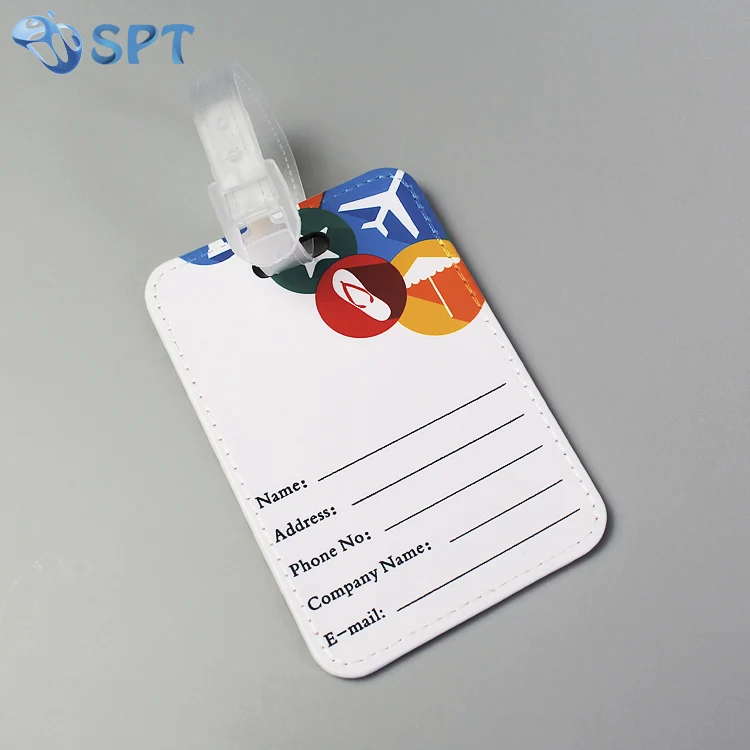 sublimation blank luggage tags