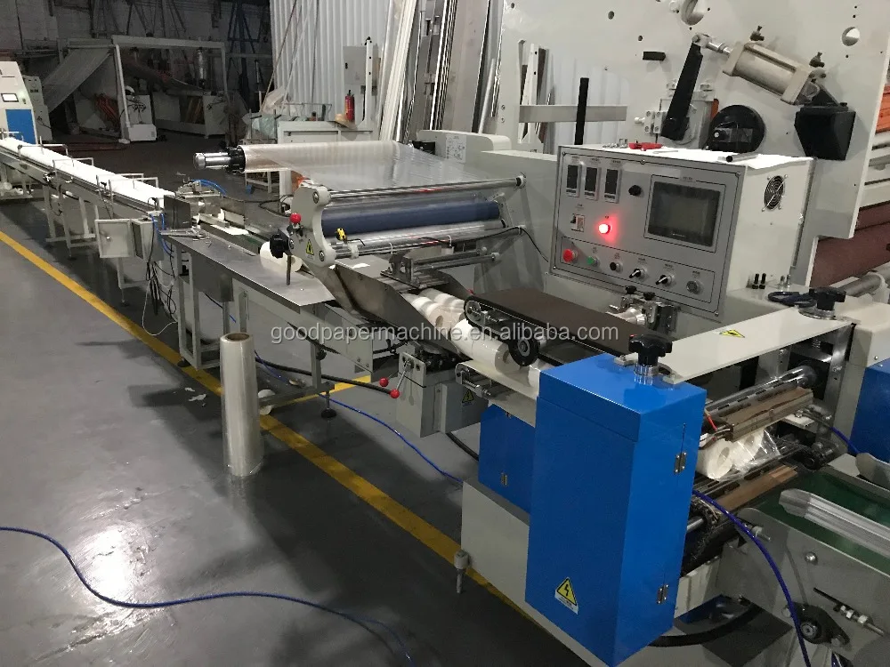 Accumulator log saw cutter toilet paper embossing rewinding kitchen towel producing machine