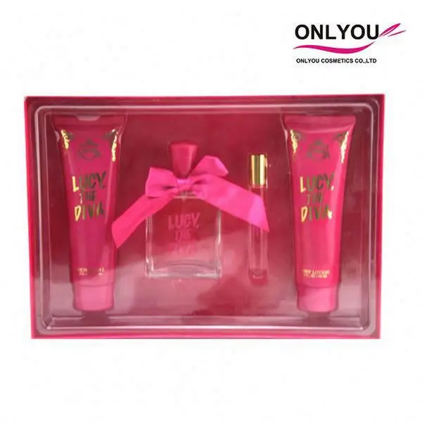 Promotional 4pcs holiday gift sets in perfume