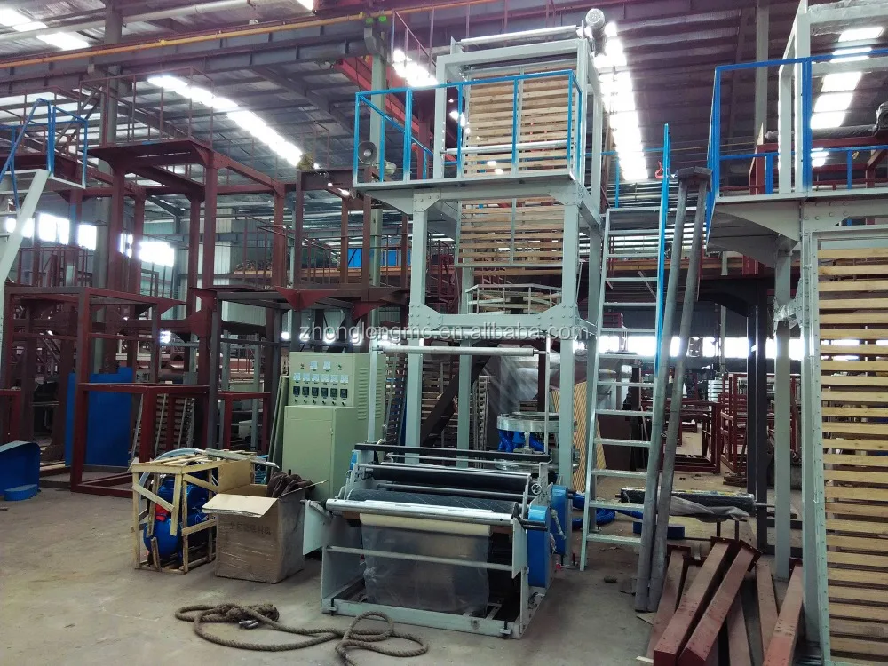 
Ghana best sale lots reference film extruder, film blowing machine 