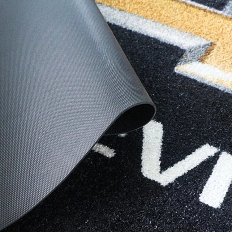 Chromojet printed durable nylon carpet with logo