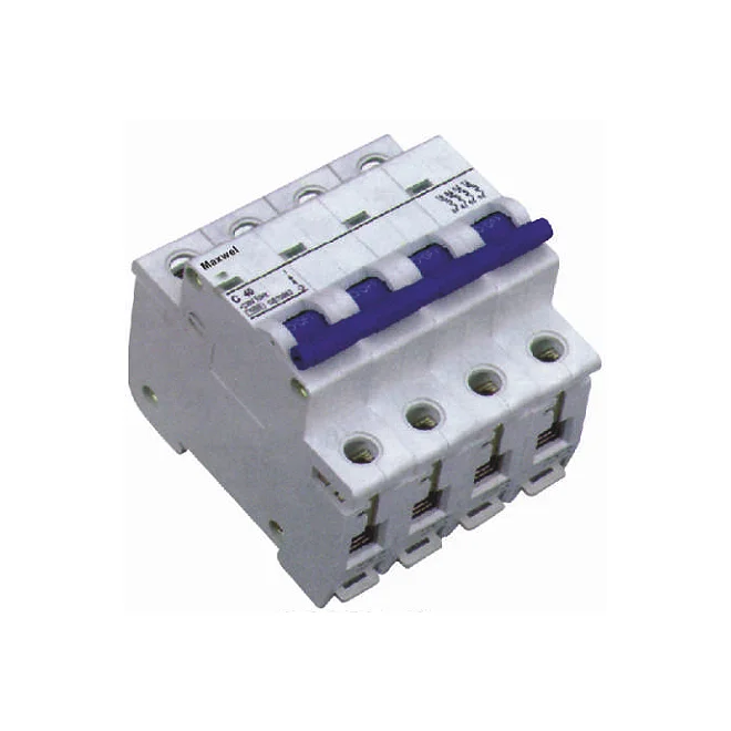 Electrical single pole mini automatic circuit breaker MCB