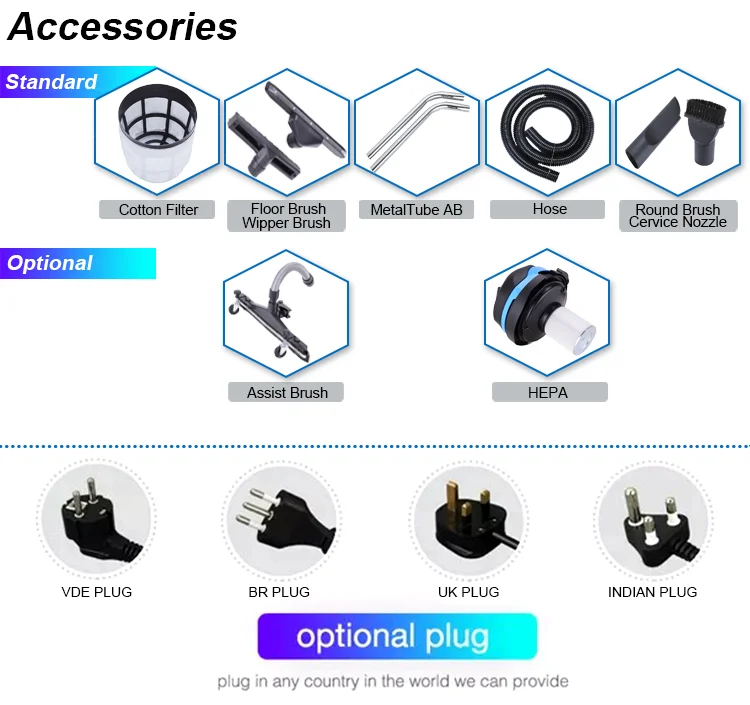 Industrial vacuum cleaner equipments cleaning machine double motor for wet and dry vacuum cleaner