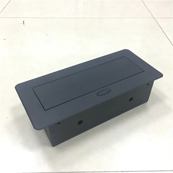 JX-S267F Zinc Alloy multifunction office Pop Up Table Desk Power Desktop Socket