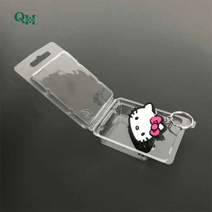 
High quality blister packaging PET box for Hello kitty key ring 