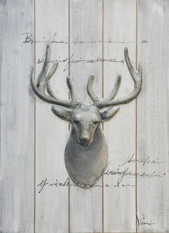 Chinese Popular Handpainted Animal Artwork 3D Oil Painting On Canvas