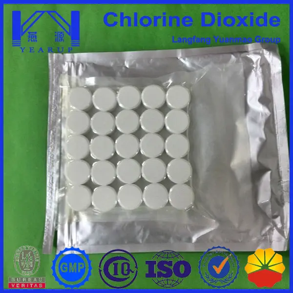 
Free Samples Chlorine Dioxide Tablet for Swimming Pool Treatment and Maintenance 