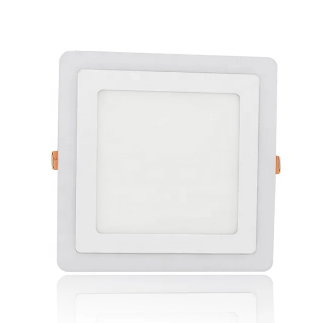  Лидер продаж декоративное освещение Квадратный светодиодный панельный светильник встраиваемый цветной потолочный для помещений