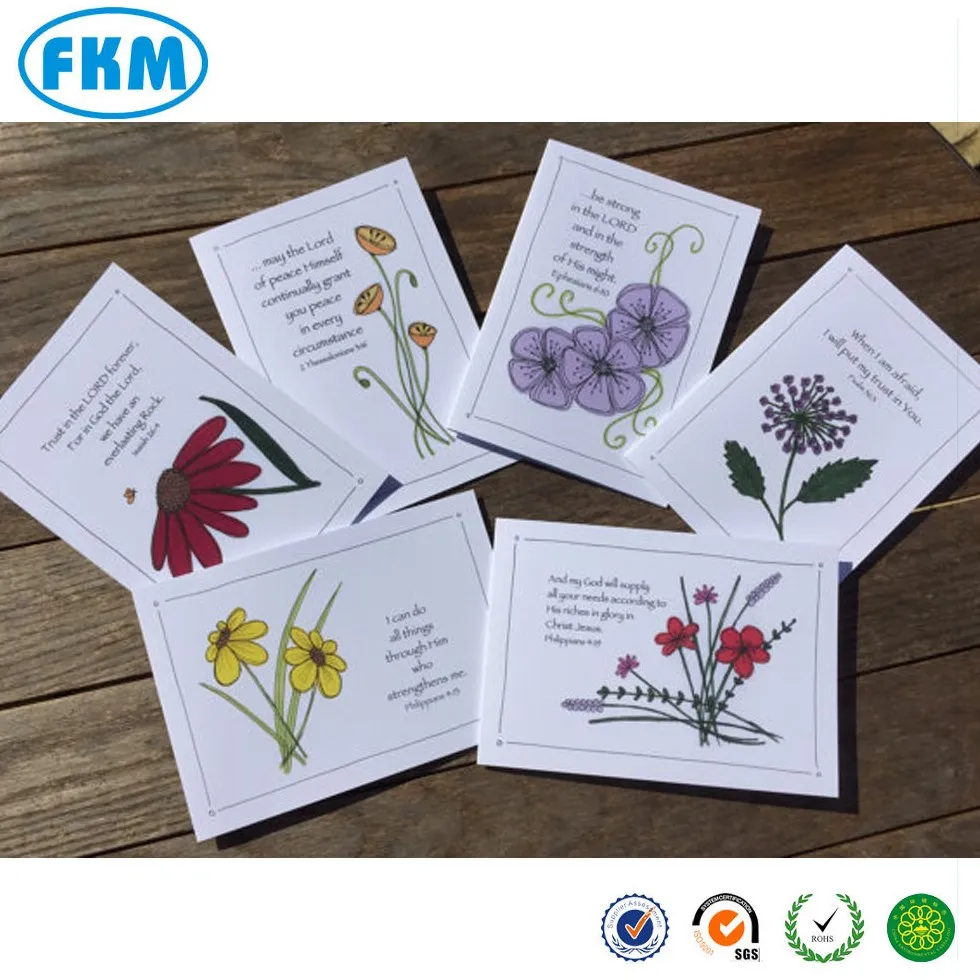 Набор из 6 христианских поздравительных открыток