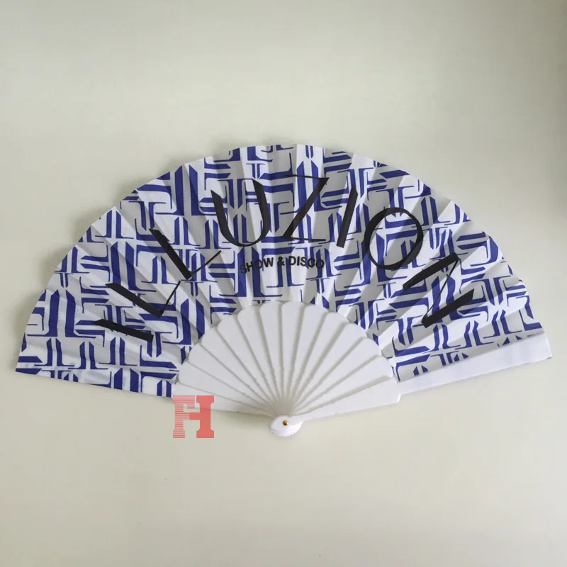 Export Wedding Party Promotional Printed Custom Folding Hand Fans For Souvenir
