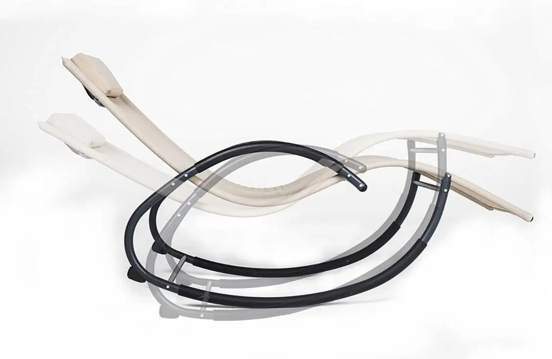 Уличное кресло-качалка для сада, патио, кресло-качалка KD с нулевой гравитацией